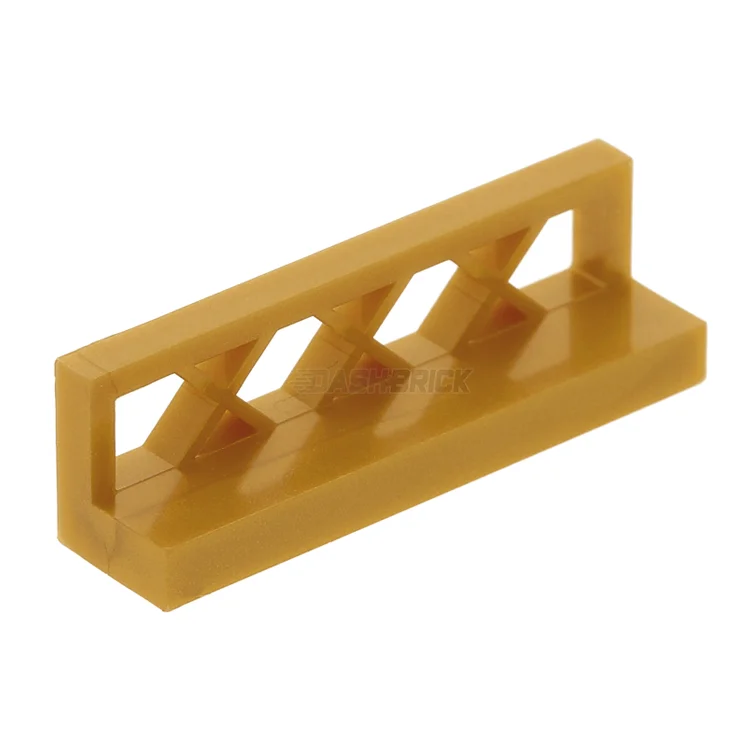 Encouraging hand-eye coordination LEGOLEGO Fence 1 x 4 x 1, Pearl Gold [3633] 4536675