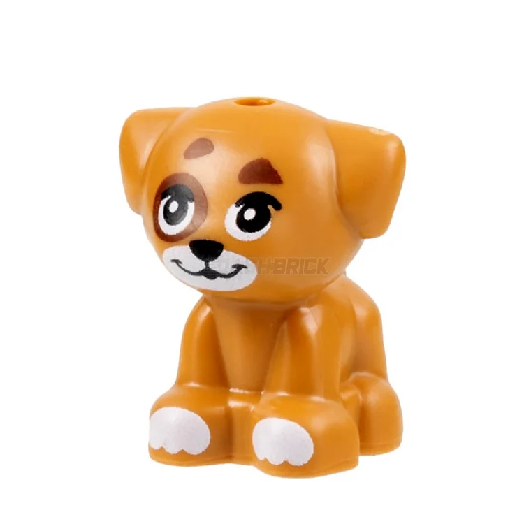 Inspiring architectural interest LEGOLEGO Minifigure Animal - Dog, Puppy, Standing, Small, Brown Spots, Medium Nougat [69901pb08]