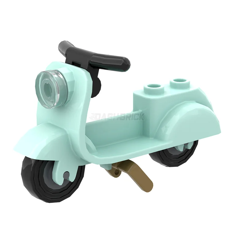 Intricate and intricate LEGO designsLEGO Minifigures Accessory - Scooter, Medium Light Aqua [MiniMOC]