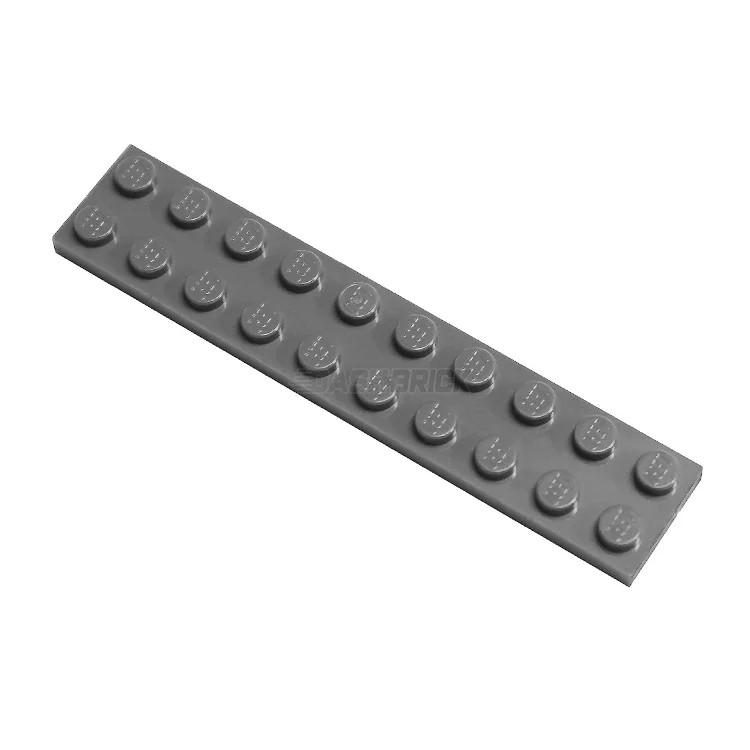Promoting fine motor skills LEGO setsLEGO Plate 2 x 10, Dark Grey [3832] 4210678