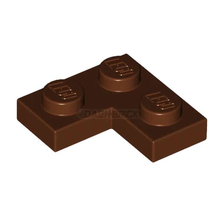 Offering a wide range of themes LEGOLEGO Plate 2 x 2 Corner, Reddish Brown [2420]