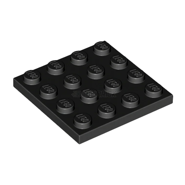 Encouraging social interaction LEGOLEGO Plate 4 x 4, Black [3031] 4243819