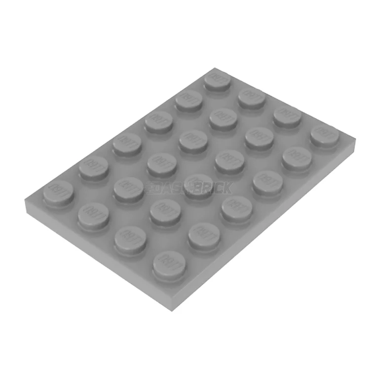 Imagination-sparking LEGO setsLEGO Plate 4 x 6, Light Grey [3032] 4211404