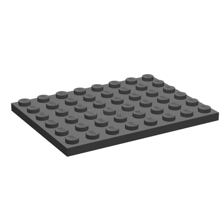 Enhancing cognitive development LEGOLEGO Plate 6 x 8, Dark Grey [3036] 4210794