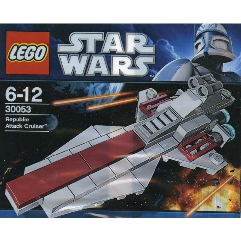 Seamlessly fitting LEGO connectionsLEGO Star Wars 30053 Republic Attack Cruiser Polybag Seamlessly fitting LEGO connectionsLEGO Star Wars 30053 Republic Attack Cruiser Polybag