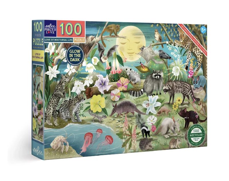 Love of Nocturnal Life 100 Piece Puzzle