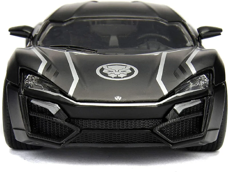 Marvel Black Panther & Lykan Hypersport Diecast Metal Car