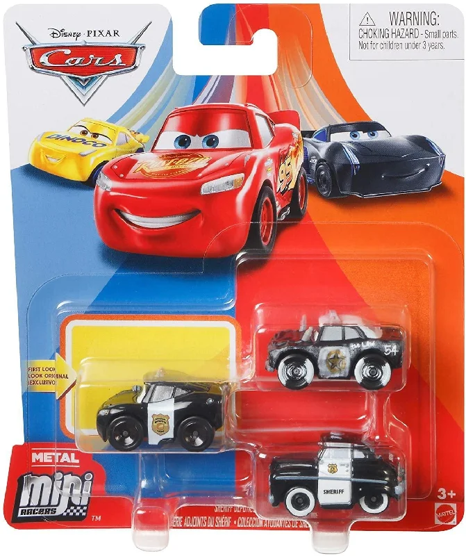 Disney Cars Mini Racers Pack of 3 - Assorted