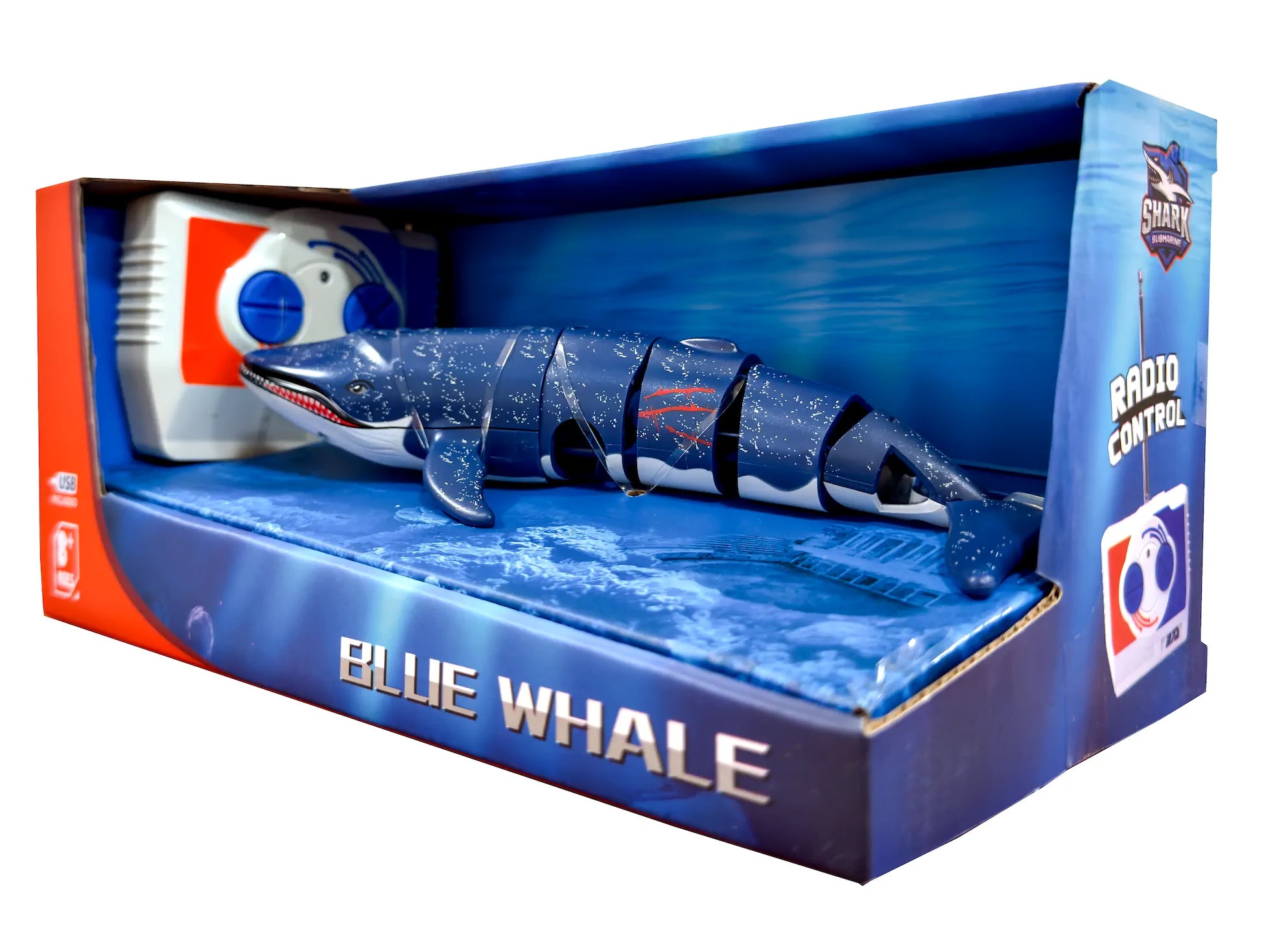 Mini RC Remote Controlled Whale Boat - Assorted