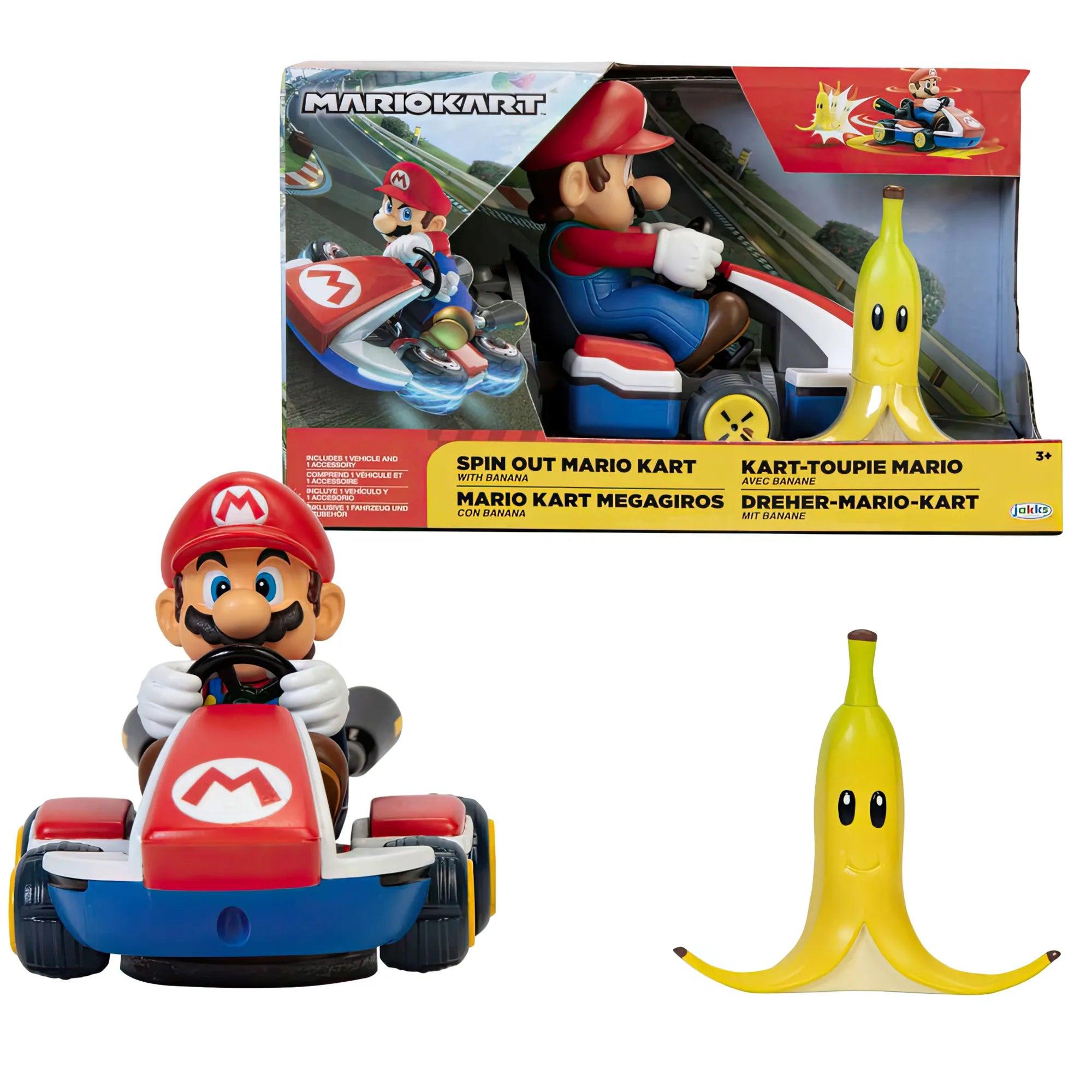 Nintendo Mario Kart Spin Out Car 6.5cm - Assortment