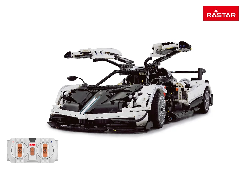Enthusiastic toysPagani Huayra 1:8 - DIY Technic Brick R/C Car