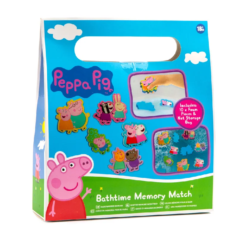 Challenging puzzles Peppa Pig Bathtime Memory Match Game