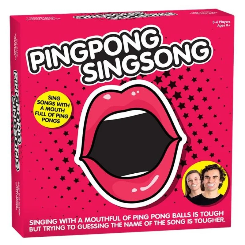 Fast-paced games PING PONG SING SONG