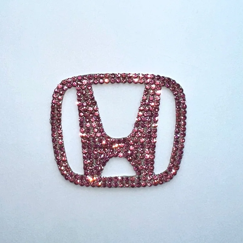 Pink Bling Rhinestones Honda Emblem Decal