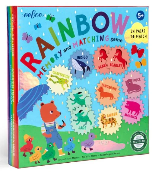 Rainbow Memory and Matching Game