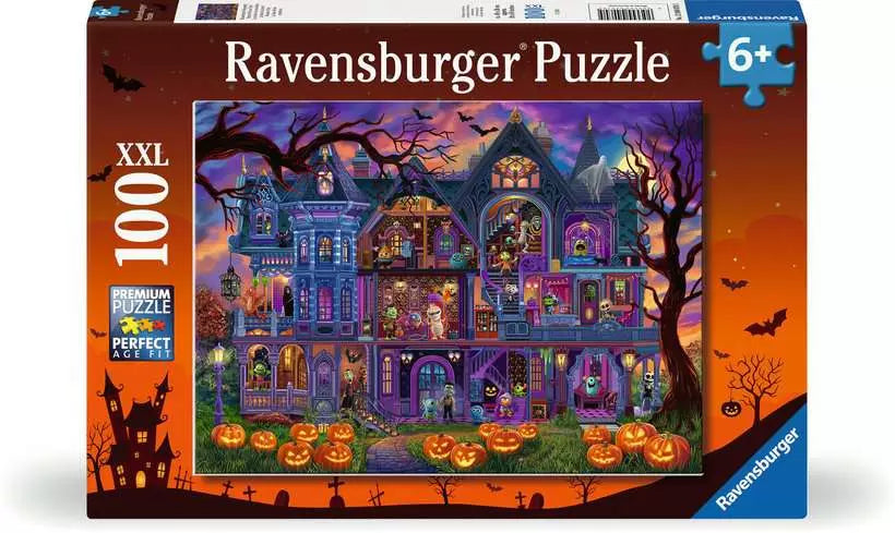 Monster House Party 100 Piece Puzzle