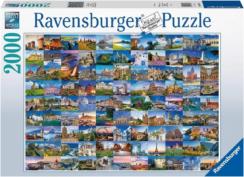 Ravensburger Puzzle | 2000pc | 99 Places in Europe