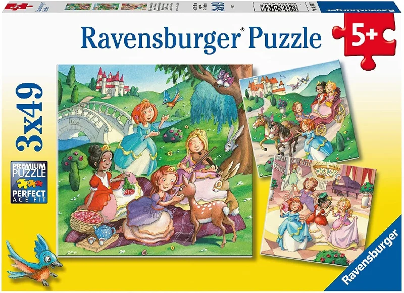 Ravensburger Puzzle 3x49pc Little Princesses