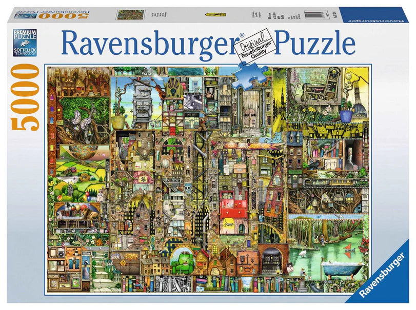 Ravensburger Puzzle | 5000pc | Colin Thompson Bizarre Town