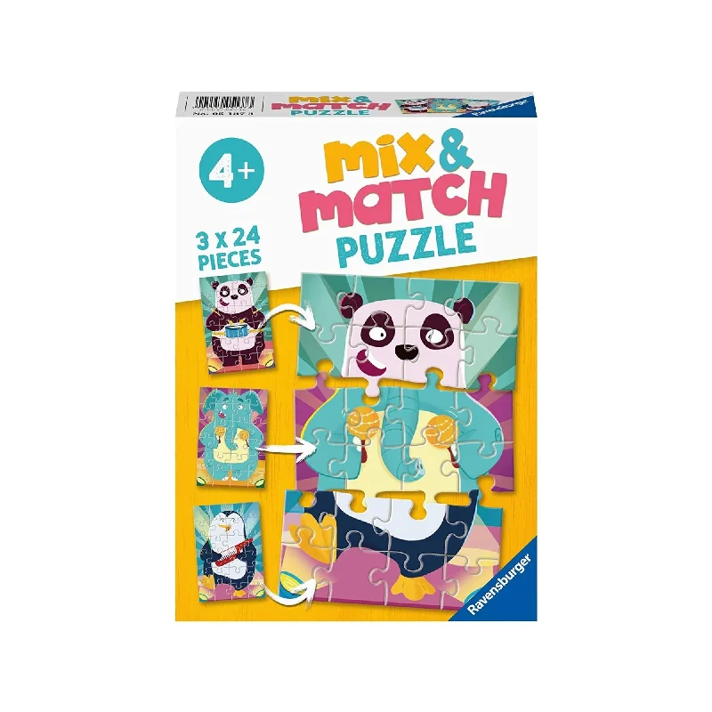 RAVENSBURGER MIX-UP MONSTERS 3x24PC PUZZLE