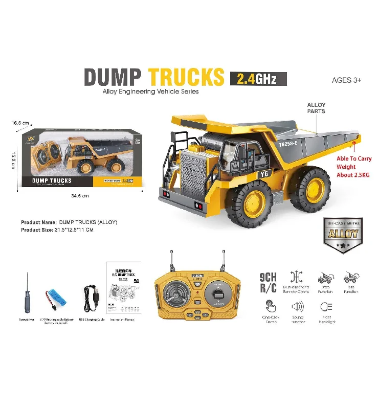 Remote Control Hydraulic Dump Truck