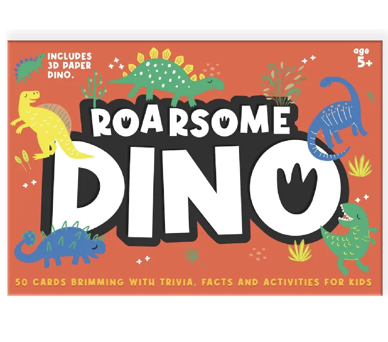 Roarsome Dinosaur Kids Trivia Cards