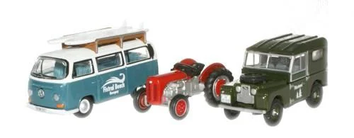 Realistic toy carsOxford Diecast Branth Korrux Triple Set - 1:76 Scale