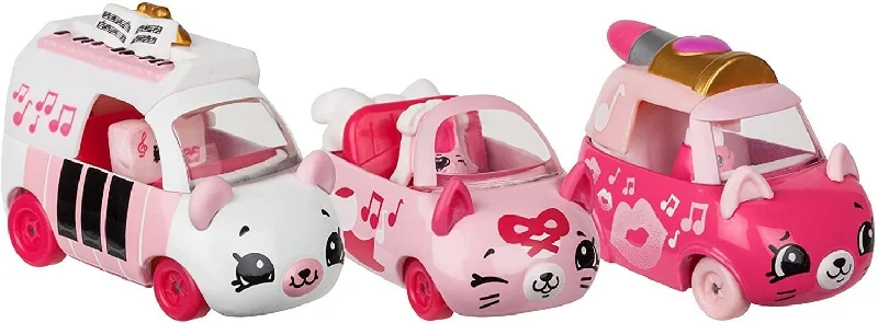 Shopkins 56738 Cutie Car S2 3 Pack-Asst