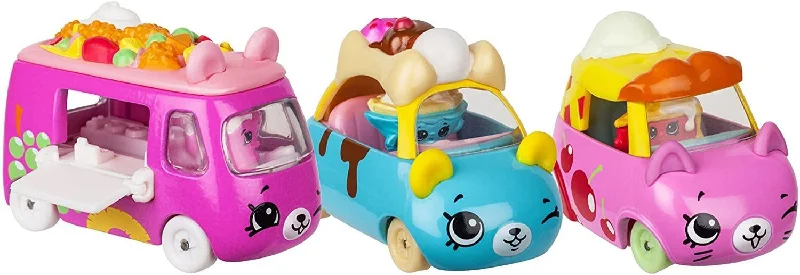 Shopkins 56740 Cutie Car S2 3 Pack-Asst