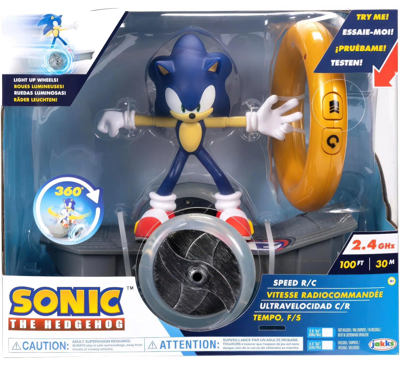 Sonic the Hedgehog Speed R/C Skateboard