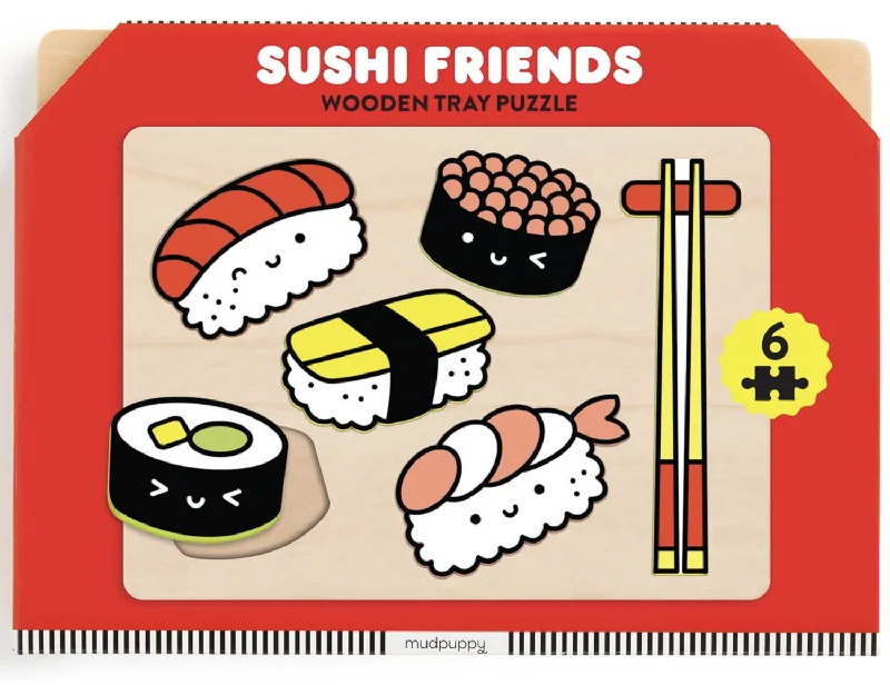 Sushi Friends Wooden Puzzle