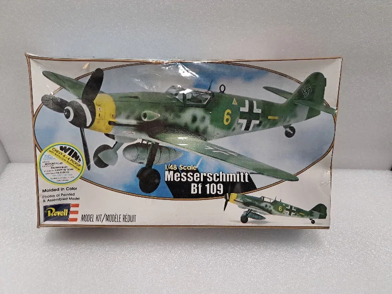 Durable toysVintage Revell Messerschmitt Bf109 1:48 Scale Model Kit Sealed
