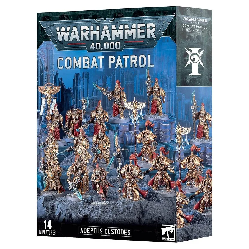 Warhammer 40,000: Combat Patrol: Adeptus Custodes Miniatures Set (2024 Edition)