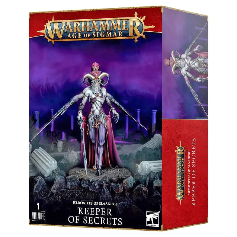 Warhammer Age of Sigmar: Hedonites of Slaanesh: Keeper of Secrets Miniatures Set