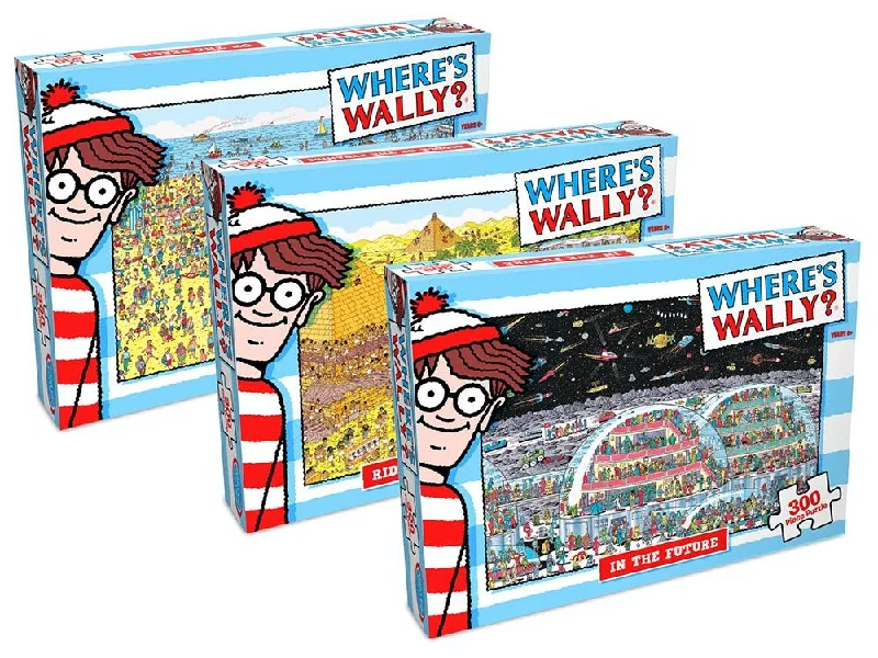 Entertaining games CROWN - WHERE'S WALLY ASSORTED 300PC PUZZLE