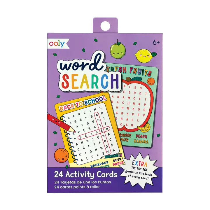 Word Search Activity Cards